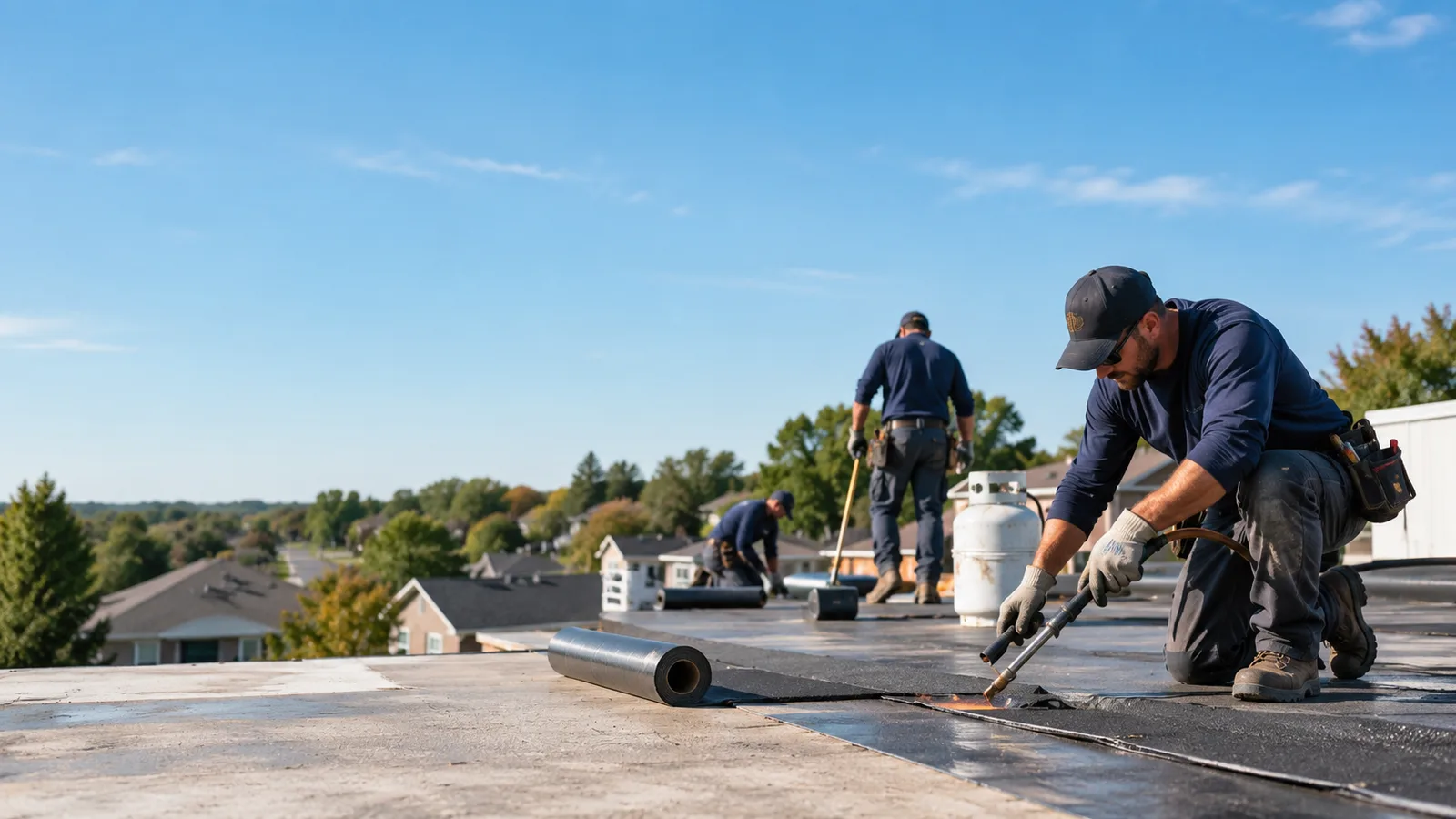 Flat Roof Leak Repair providers in Langley, OK